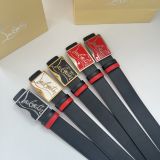 (3.8cm）men's Belt Button Belt Fashion Decoration