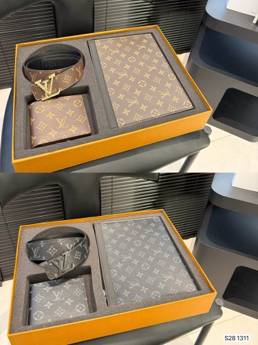 Latest gift box set, fashionable shoulder bag card bag combination, full set of plastic packaging (with box)