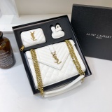 Latest gift box set, fashionable shoulder bag card bag combination, full set of plastic packaging (with box)