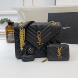 Latest gift box set, fashionable shoulder bag card bag combination, full set of plastic packaging (with box)