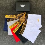Men'S Fashion Cotton Underwear  Embroidery Bee Underpants