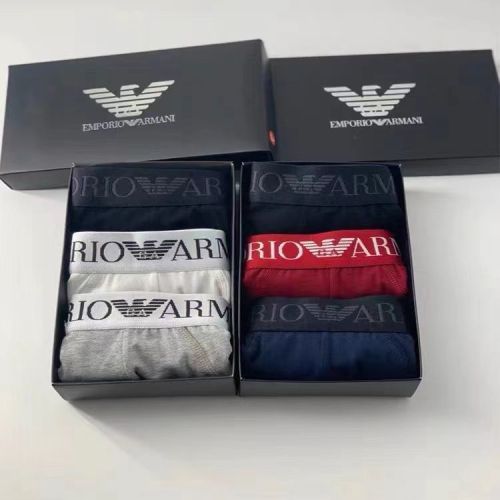 3 pcs Men's Sexy Cotton Underwear Boxer Briefs Underpants Size M-XXL