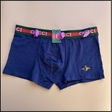 Men'S Fashion Cotton Underwear  Embroidery Bee Underpants