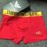 Men'S Fashion Cotton Underwear  Embroidery Bee Underpants