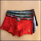 Men'S Fashion Cotton Underwear  Embroidery Bee Underpants