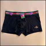Men'S Fashion Cotton Underwear  Embroidery Bee Underpants