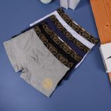 3 pcs Men's Sexy Cotton Underwear Boxer Briefs Underpants Size M-XXL
