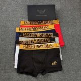 Men'S Fashion Cotton Underwear  Embroidery Bee Underpants