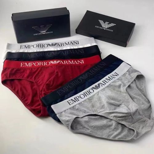 3 pcs Men's Sexy Cotton Underwear Boxer Briefs Underpants Size M-XXL