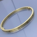 Fashion 361L Titanium Steel Womens Mens Lovers  THIN Bracelet  Bangle (Without Box)