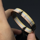 Fashion 361L Titanium Steel Womens Mens Lovers  THIN Bracelet  Bangle (Without Box)