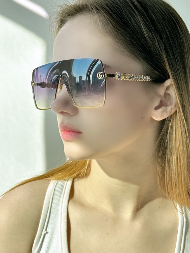 New Sunglasses Lady Sunglass Female Sun Glasses (WITH BOX)