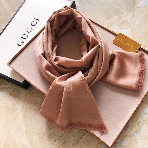 Girls Autumn Winter Long Gold Jacquard Scarf Women Ladies Warm Solid Color Scarf Charm