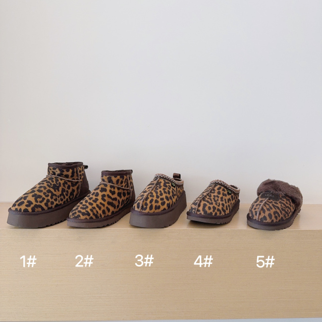 Winter new retro style thick soled fashion simple warm snow boots kids women's shoes(no box)