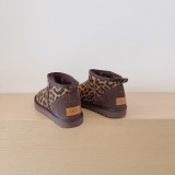 Winter new retro style thick soled fashion simple warm snow boots  kids women's shoes(no box)