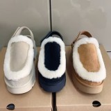 Winter new retro style thick soled fashion simple warm snow boots women's shoes