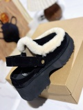Winter new retro style thick soled fashion simple warm snow boots women's shoes