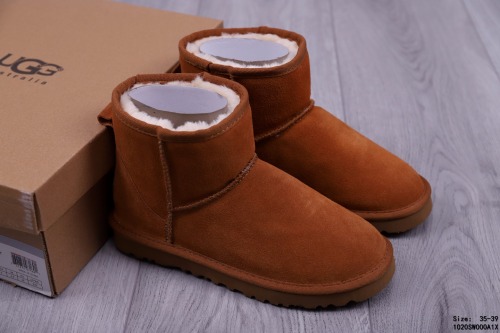 Winter new retro style thick soled fashion simple warm snow boots women's shoes