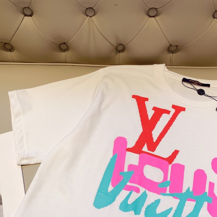 lv Herren Damen T-shirt Kurzarm