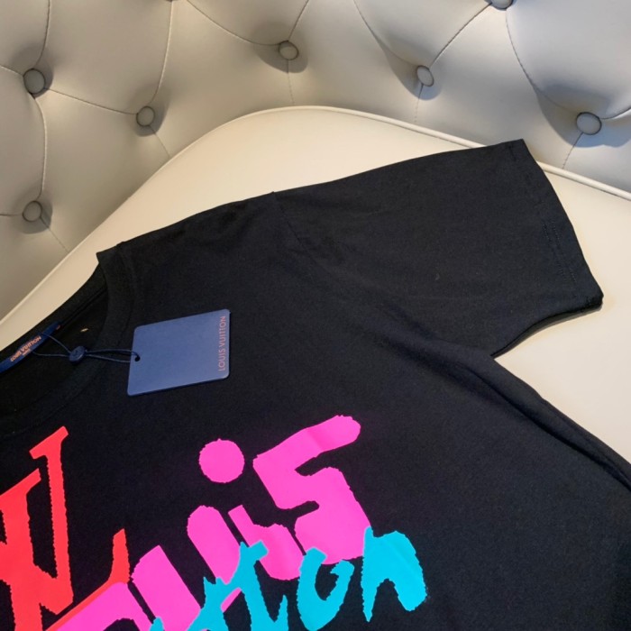 lv Herren Damen T-shirt Kurzarm