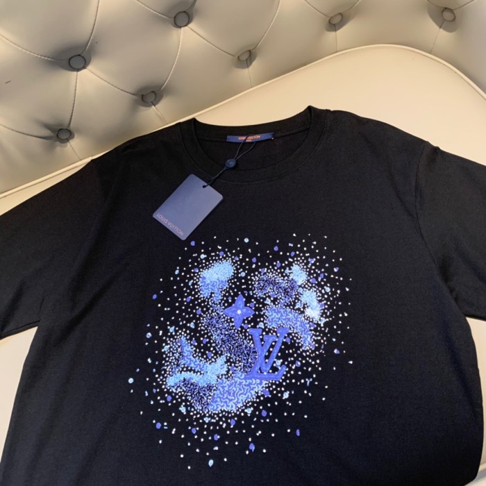 lv Herren Damen T-shirt Kurzarm