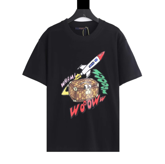 lv Herren Damen T-shirt Kurzarm