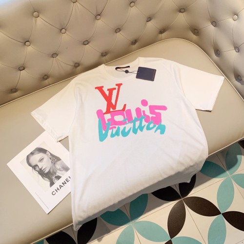 lv Herren Damen T-shirt Kurzarm