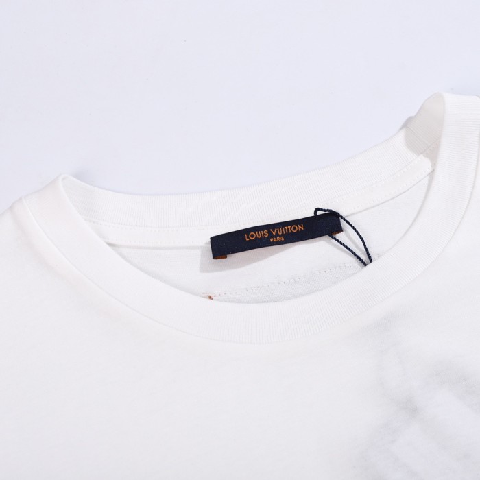 lv Herren Damen T-shirt Kurzarm