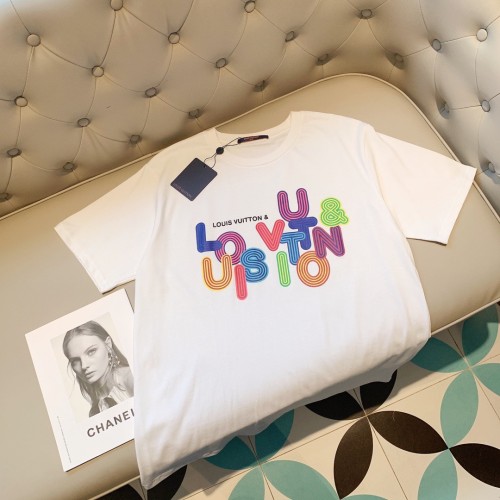 lv Herren Damen T-shirt Kurzarm