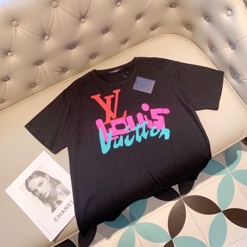 lv Herren Damen T-shirt Kurzarm