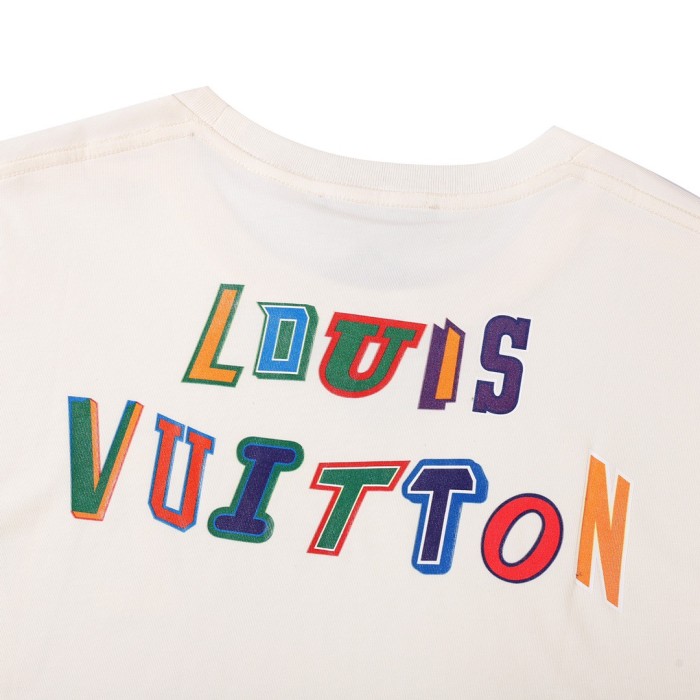 lv Herren Damen T-shirt Kurzarm