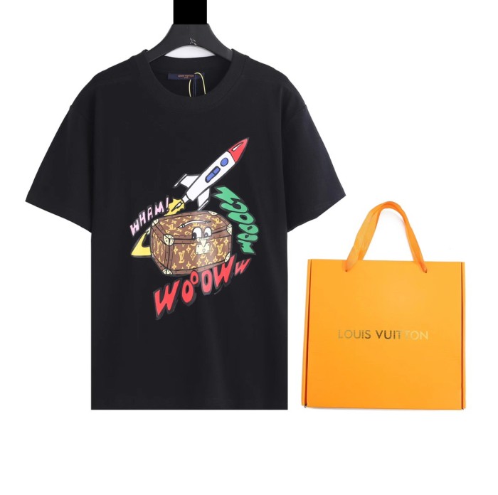 lv Herren Damen T-shirt Kurzarm