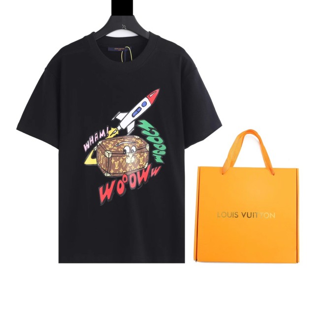 lv Herren Damen T-shirt Kurzarm
