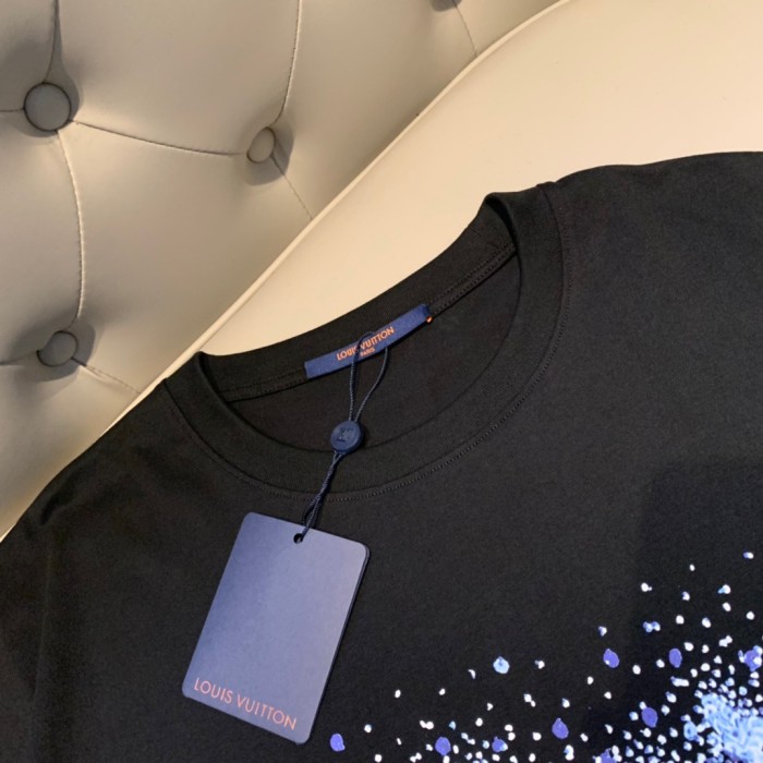 lv Herren Damen T-shirt Kurzarm