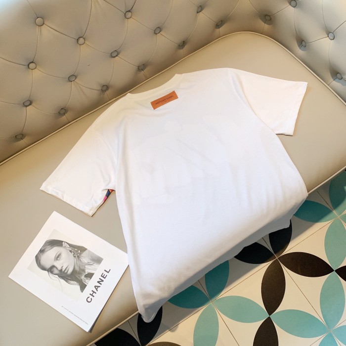 lv Herren Damen T-shirt Kurzarm