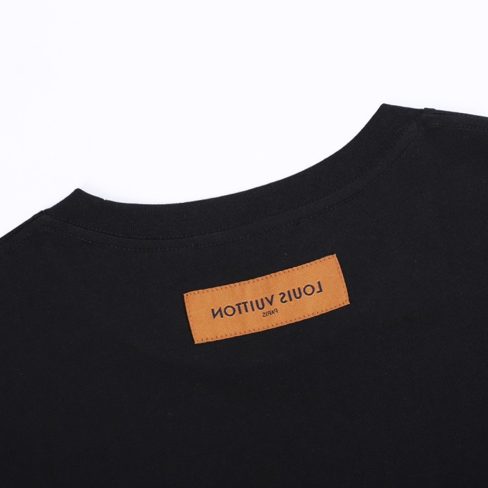 lv Herren Damen T-shirt Kurzarm