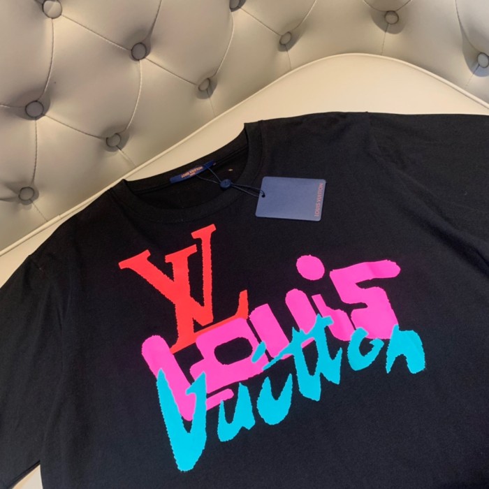 lv Herren Damen T-shirt Kurzarm
