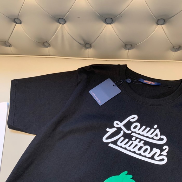 lv Herren Damen T-shirt Kurzarm