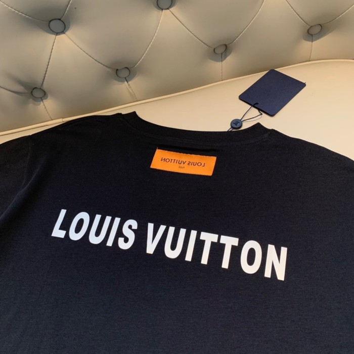 lv Herren Damen T-shirt Kurzarm