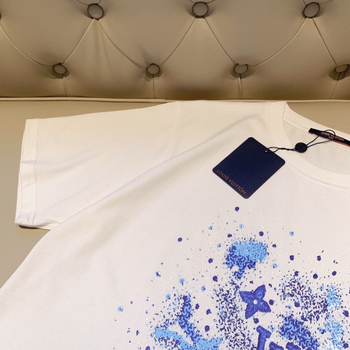 lv Herren Damen T-shirt Kurzarm
