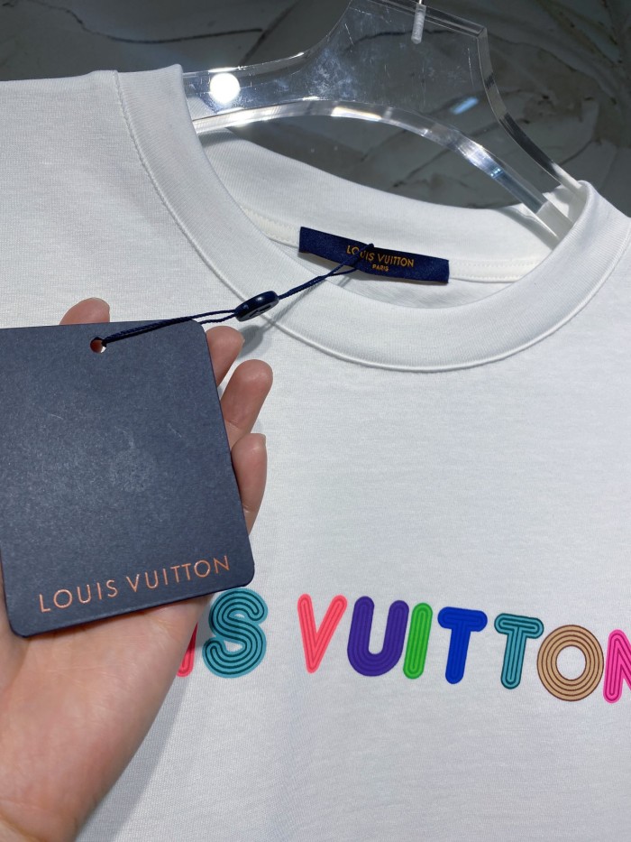 lv Herren Damen T-shirt Kurzarm