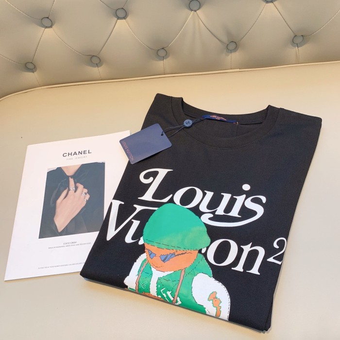 lv Herren Damen T-shirt Kurzarm