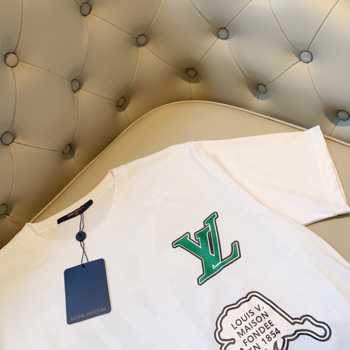 lv Herren Damen T-shirt Kurzarm
