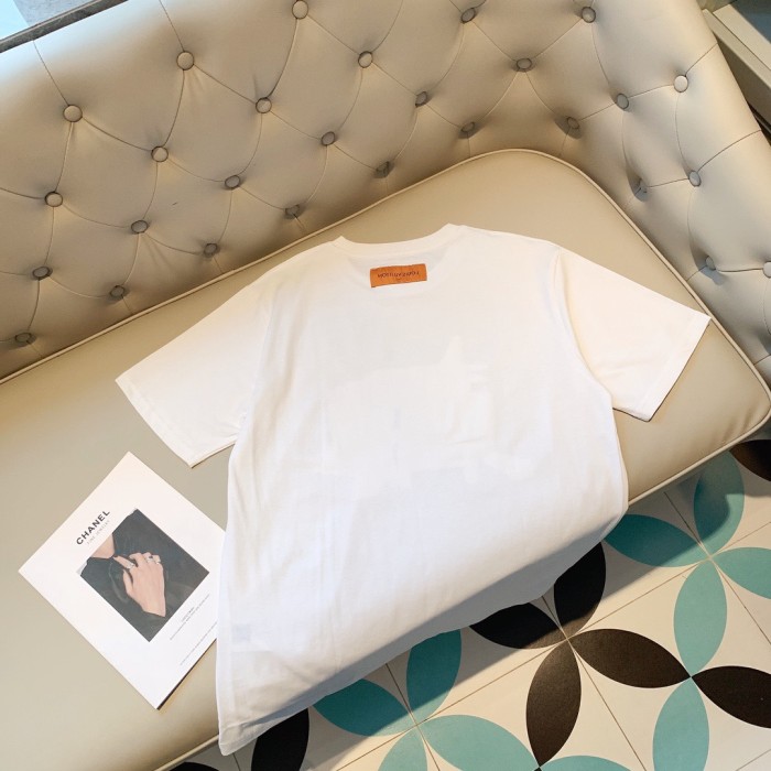 lv Herren Damen T-shirt Kurzarm