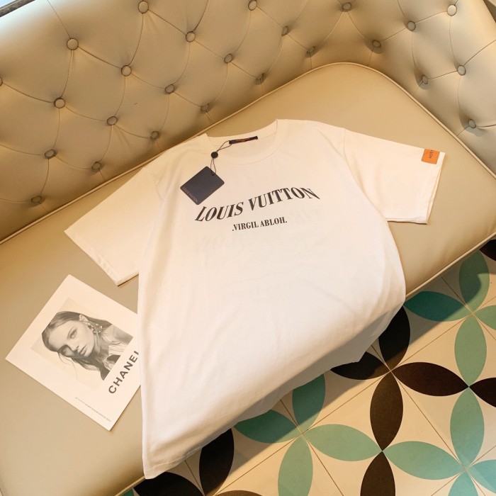 lv Herren Damen T-shirt Kurzarm