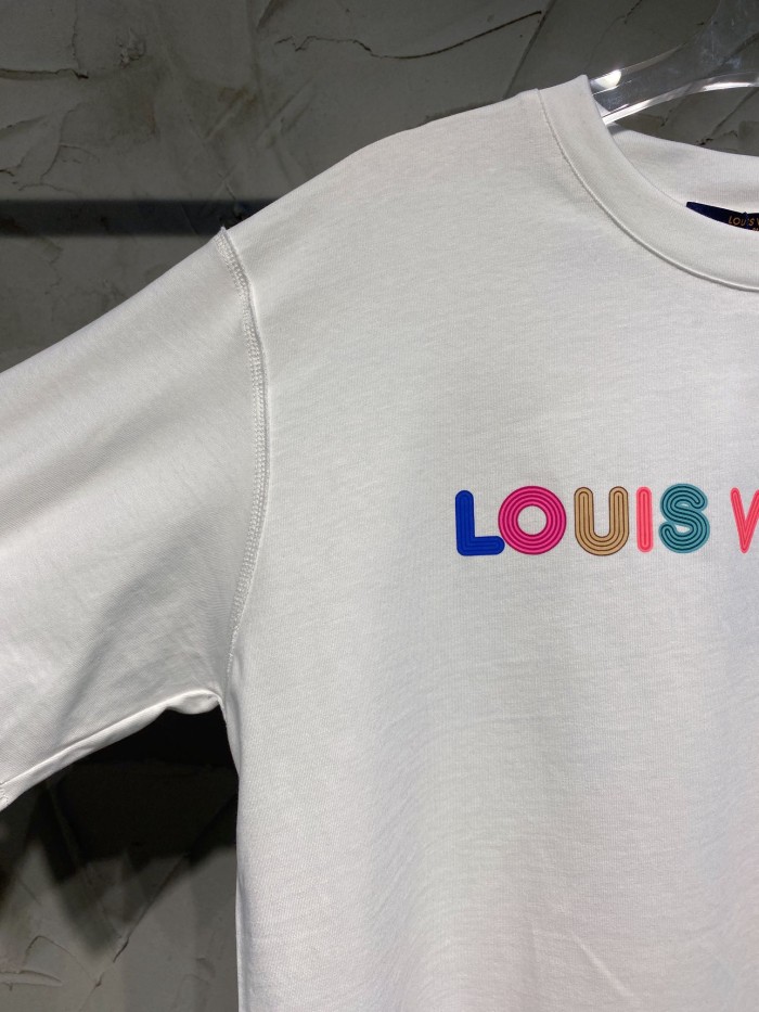 lv Herren Damen T-shirt Kurzarm