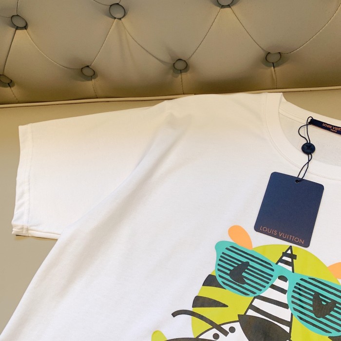 lv Herren Damen T-shirt Kurzarm