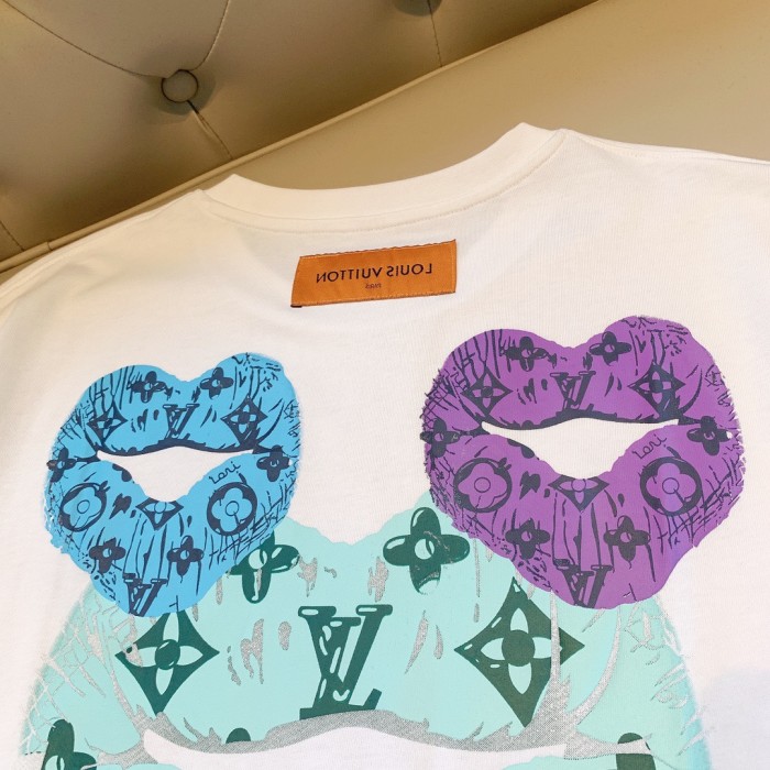lv Herren Damen T-shirt Kurzarm