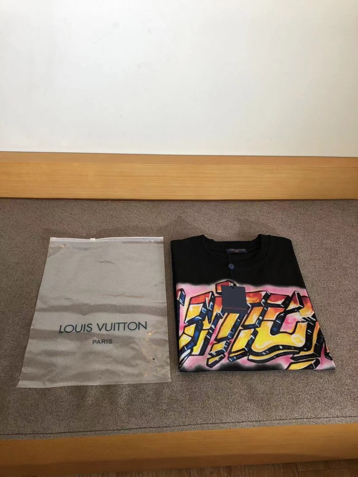 lv Herren Damen T-shirt Kurzarm