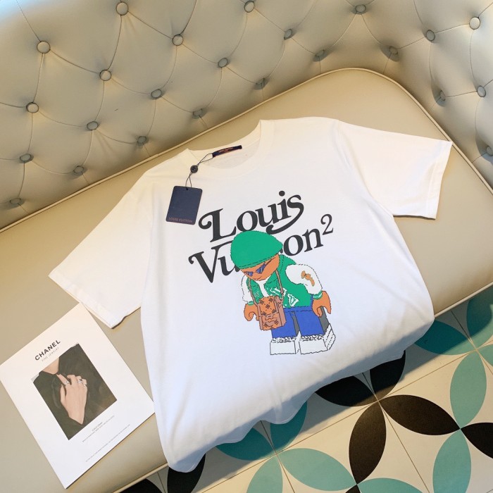 lv Herren Damen T-shirt Kurzarm